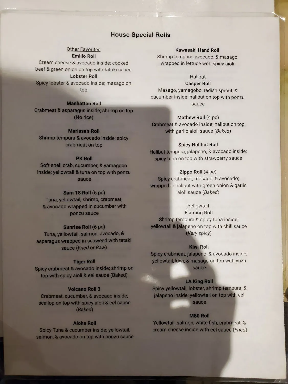 Menu 2