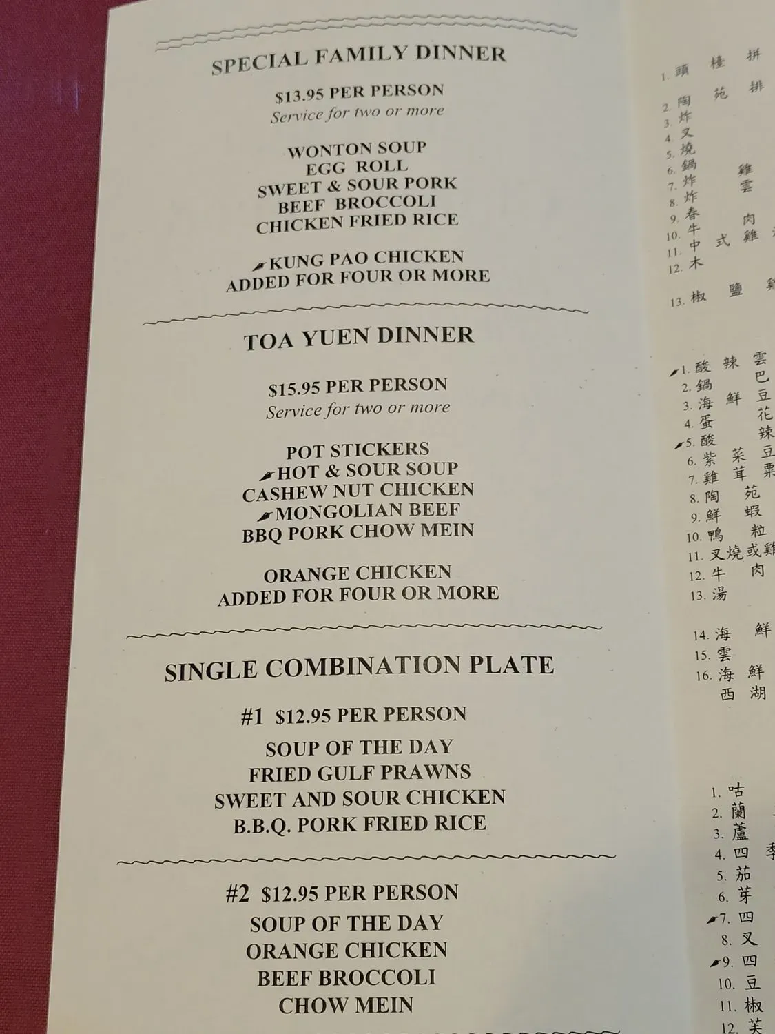 Menu 4