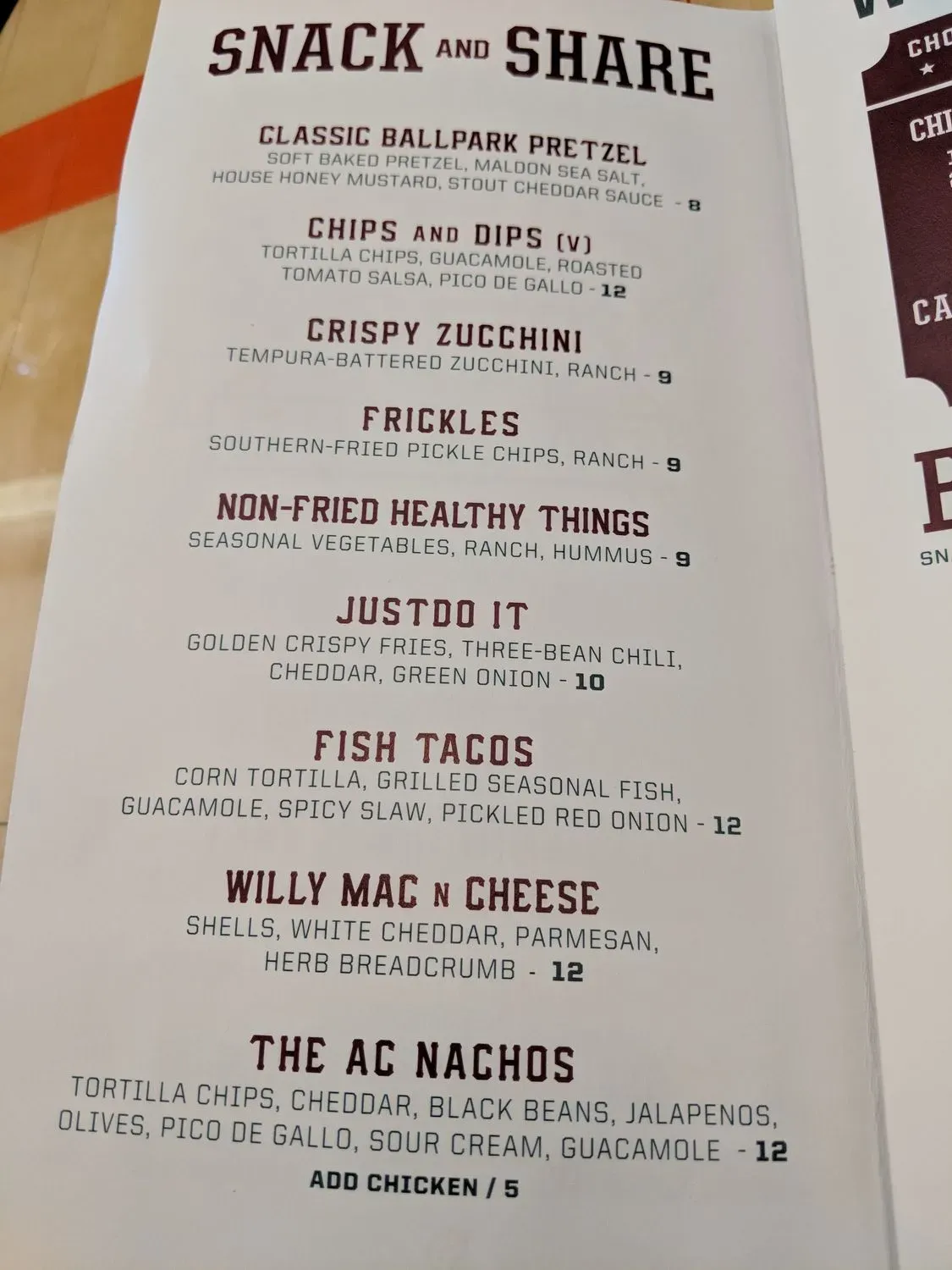 Menu 4