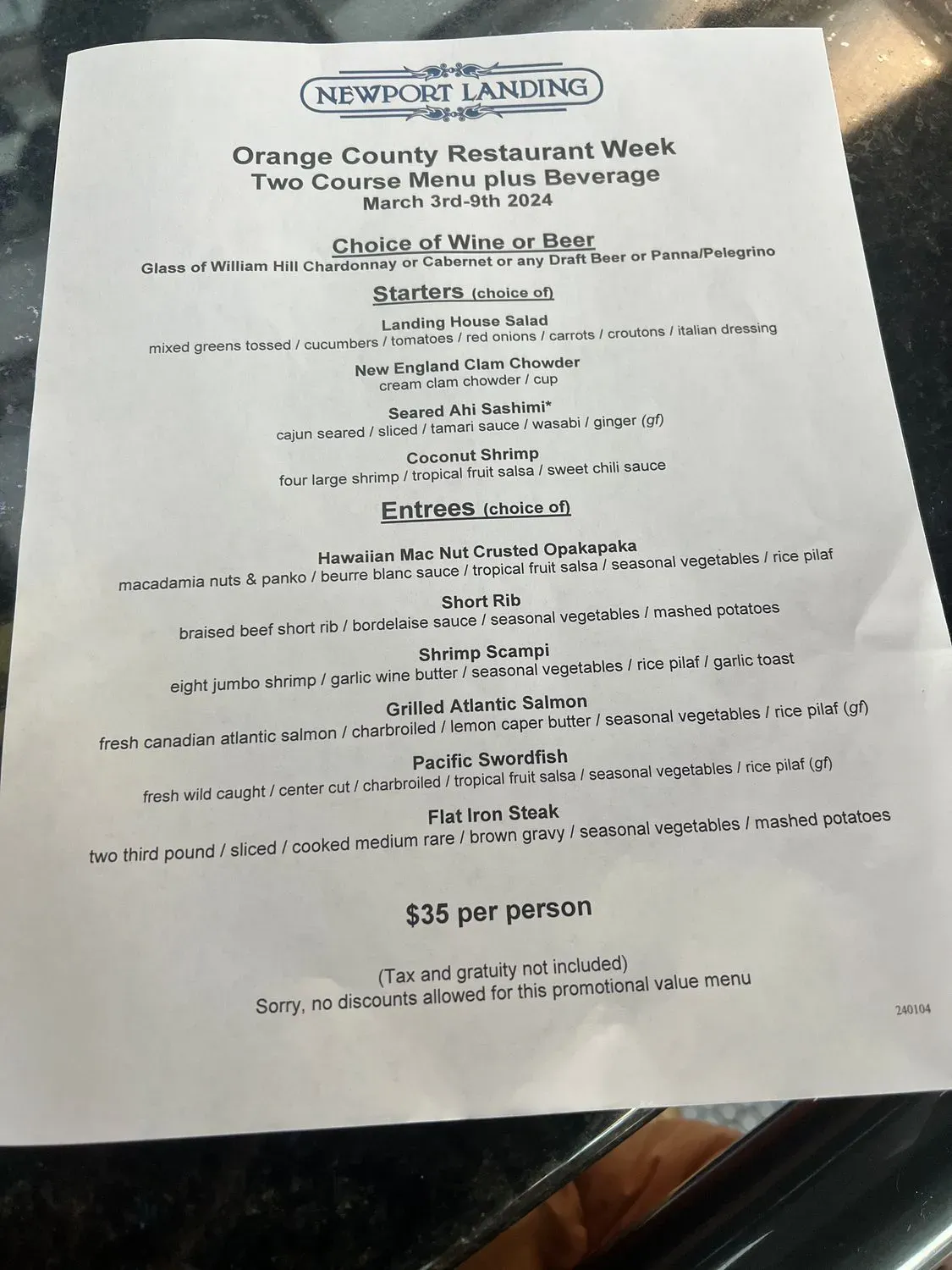 Menu 6