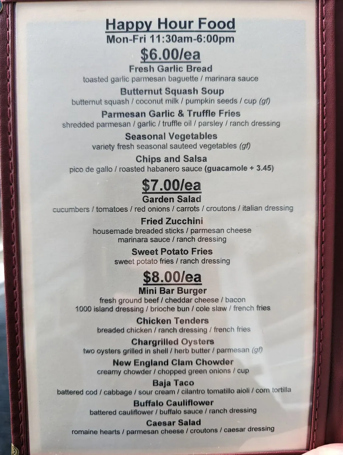 Menu 6