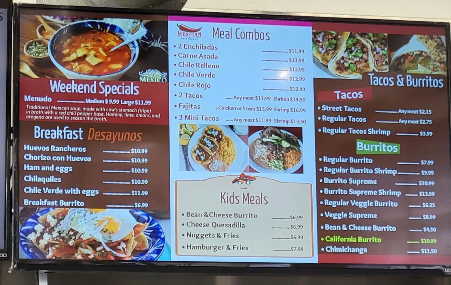 Menu 3