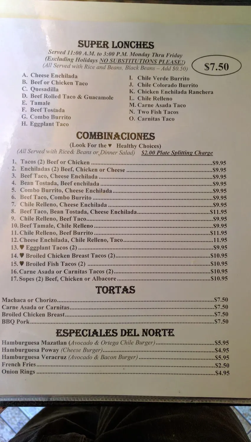 Menu 6