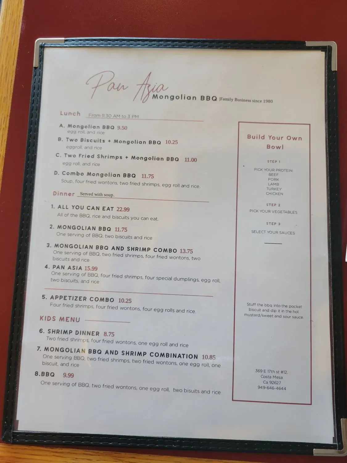 Menu 3