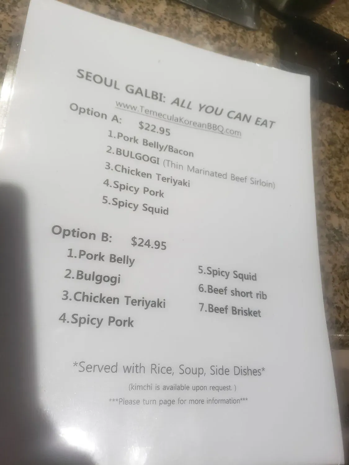 Menu 6