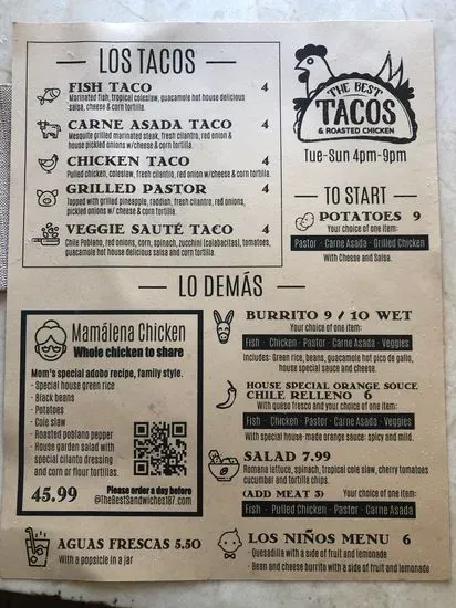 Menu 2