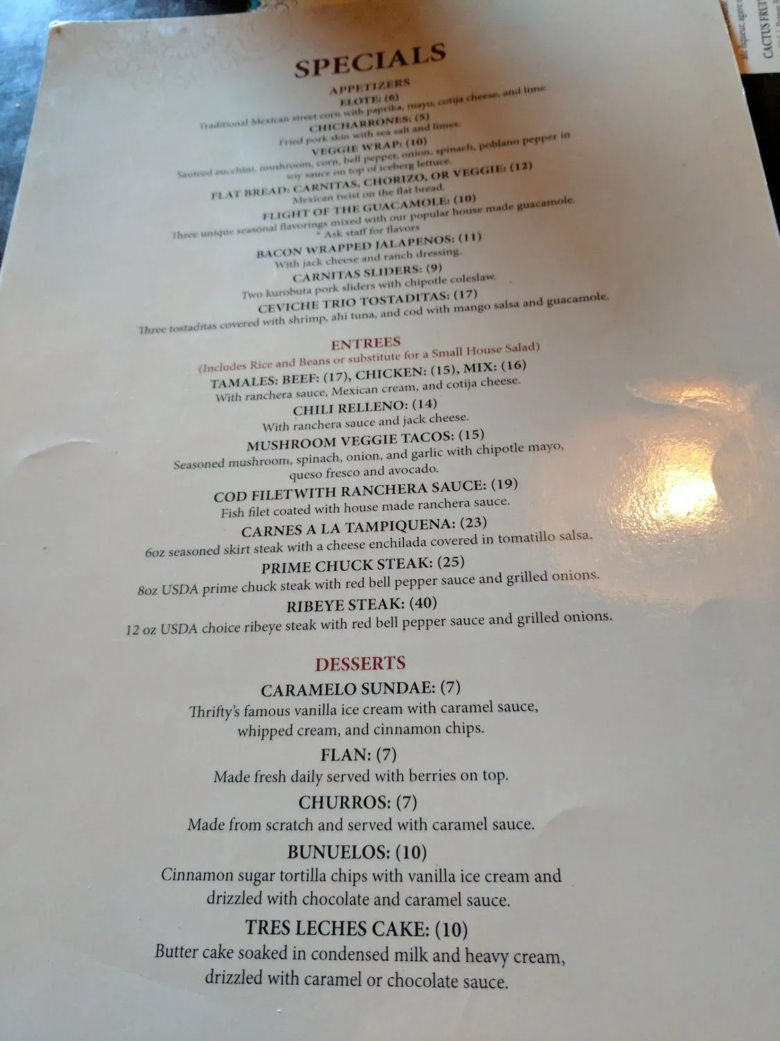 Menu 6