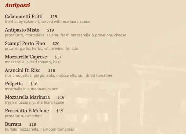 Menu 2