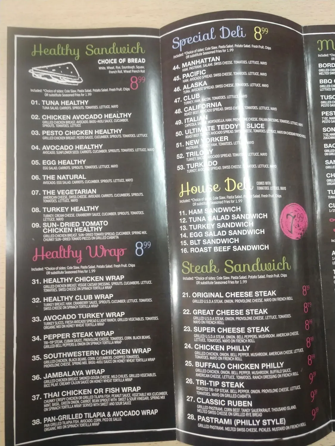 Menu 4