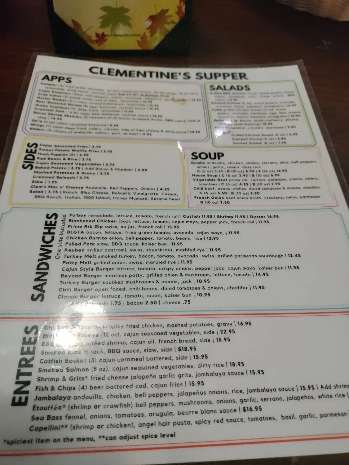 Menu 4