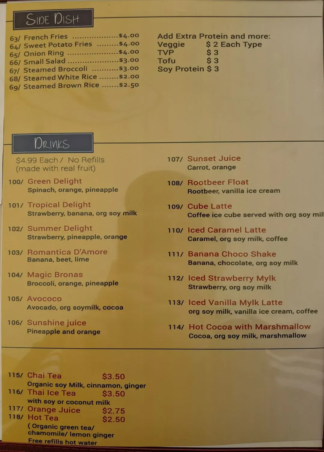 Menu 4