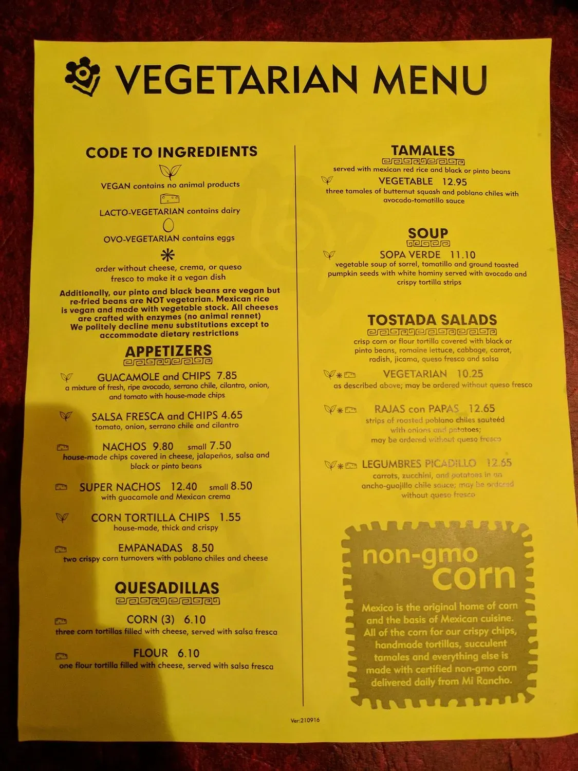 Menu 6