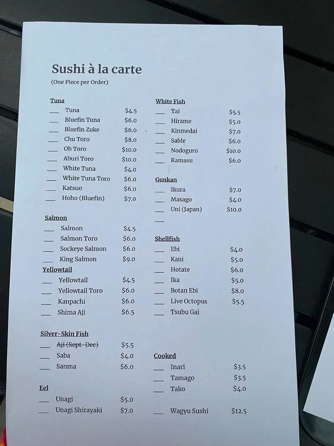 Menu 4