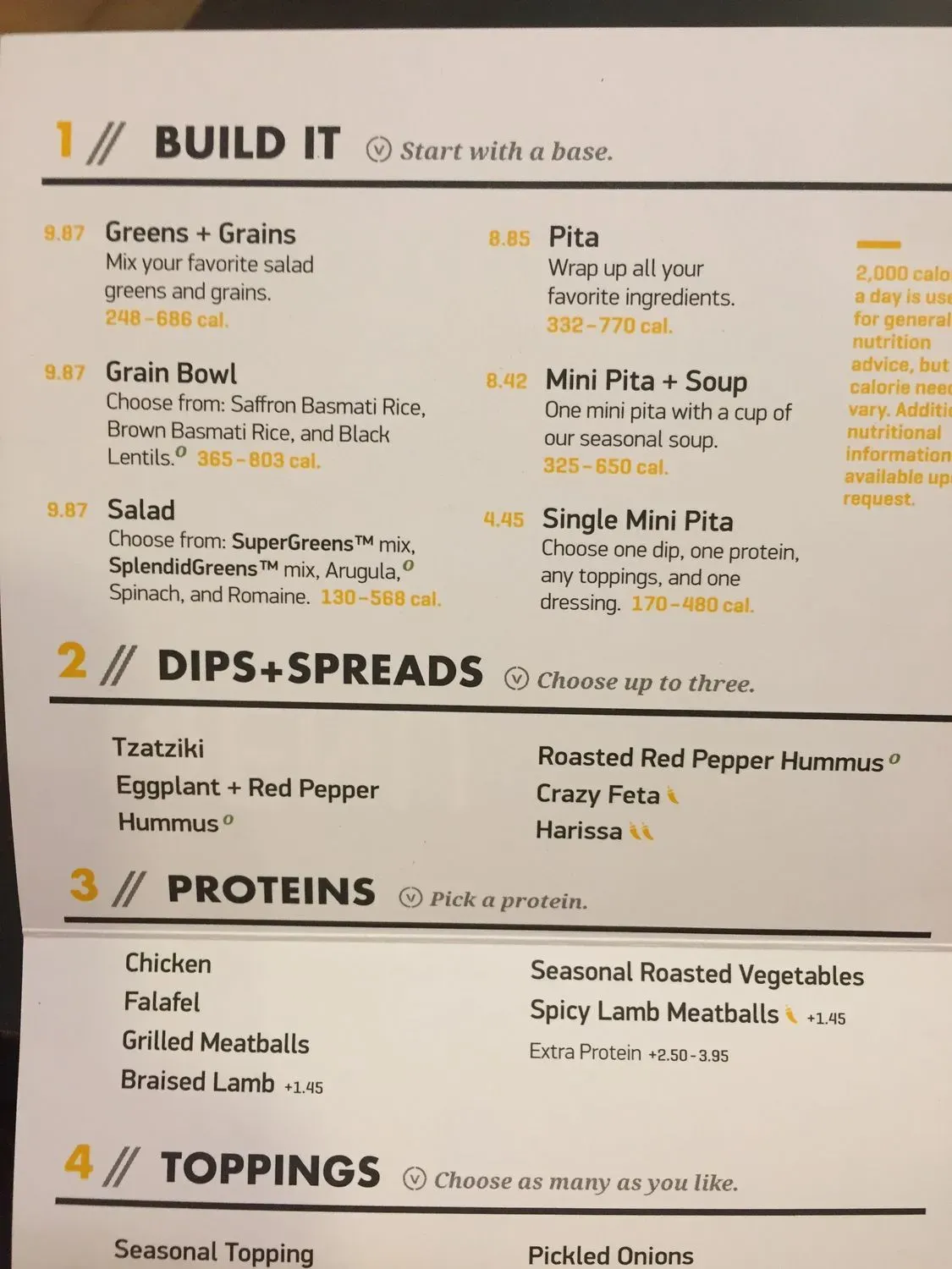 Menu 5