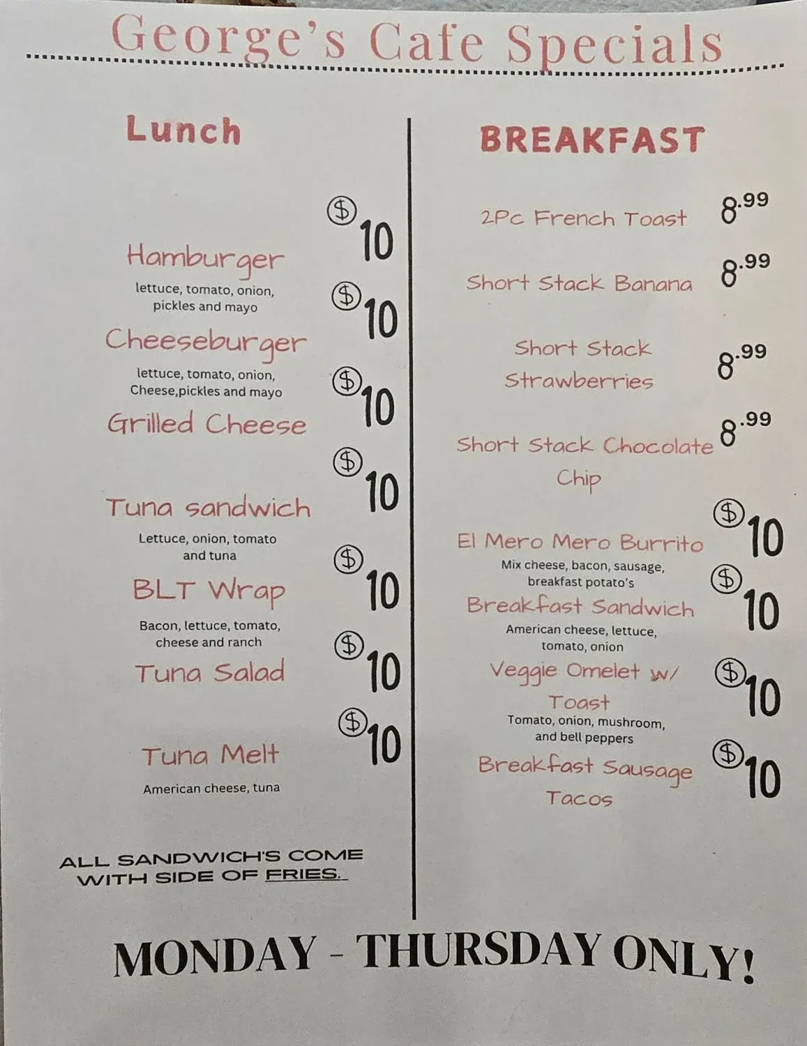 Menu 2