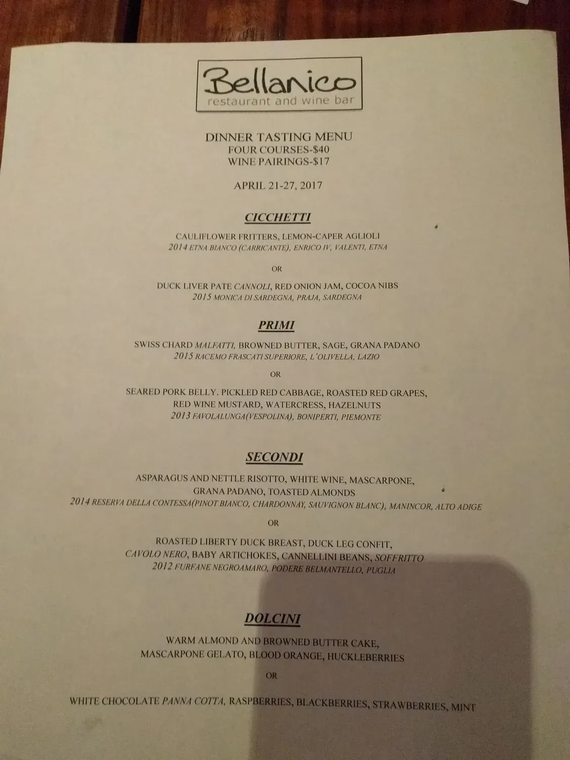 Menu 6