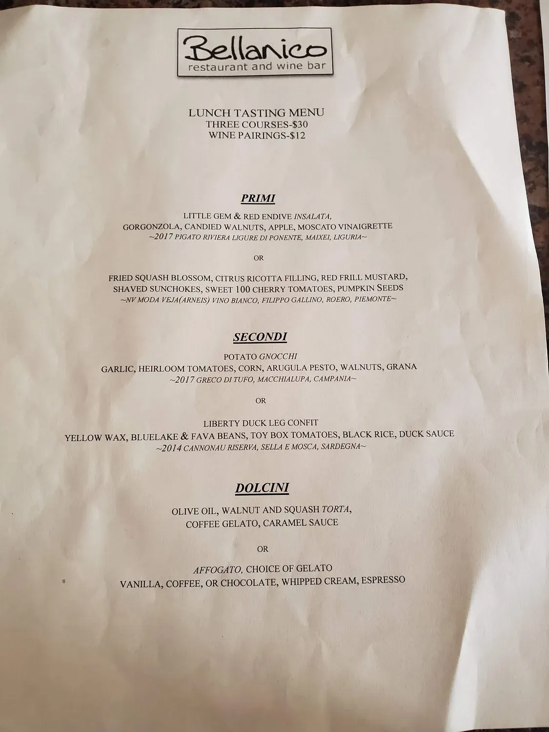 Menu 5