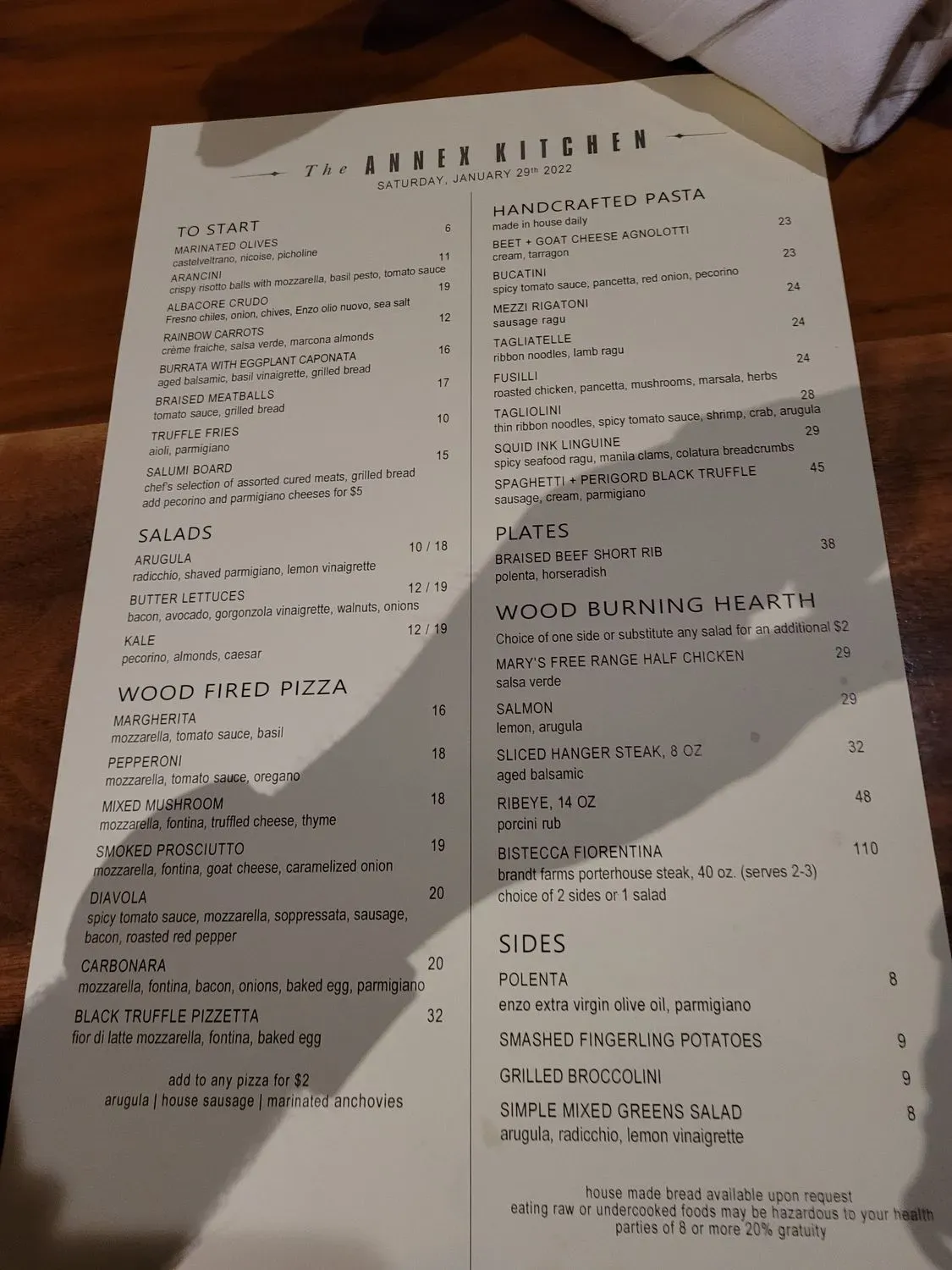 Menu 6