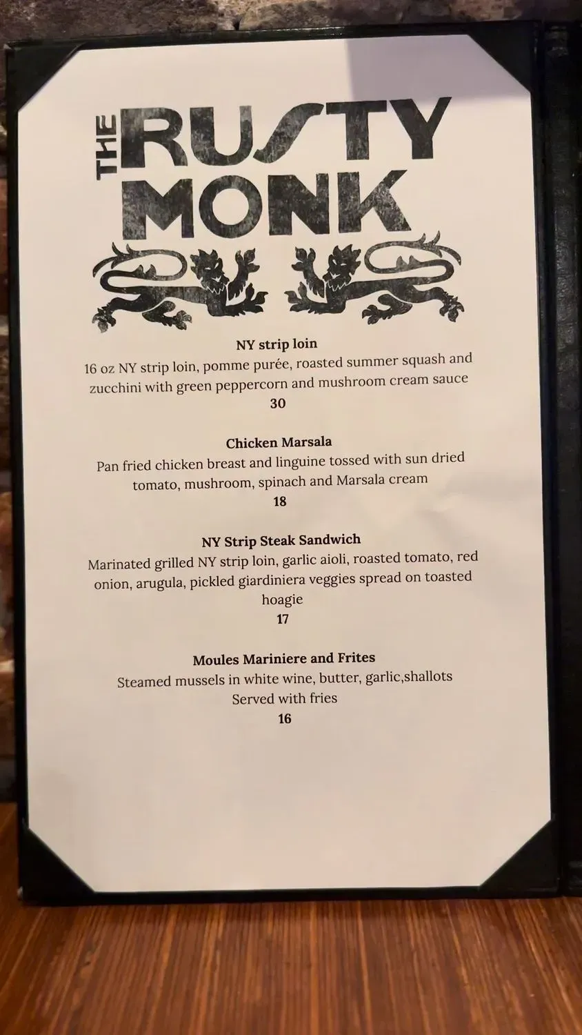 Menu 4