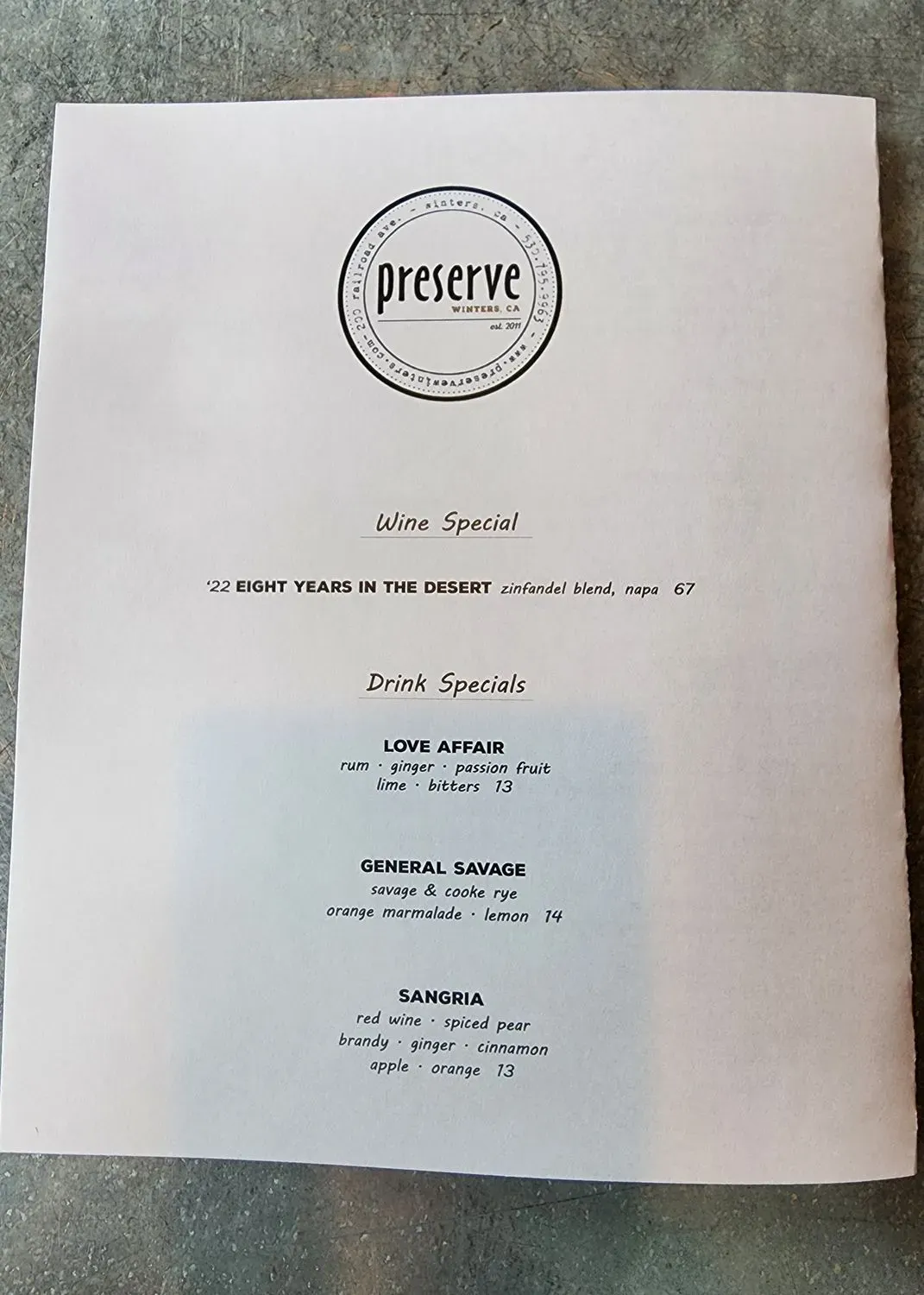 Menu 2