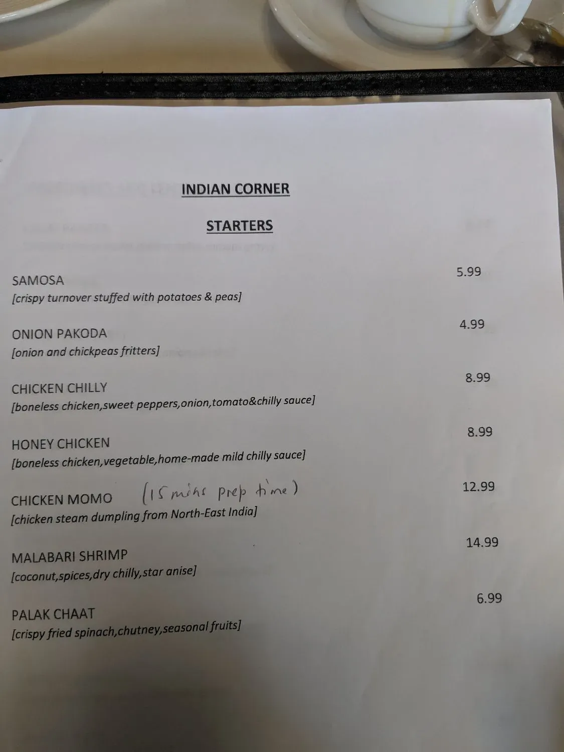 Menu 3