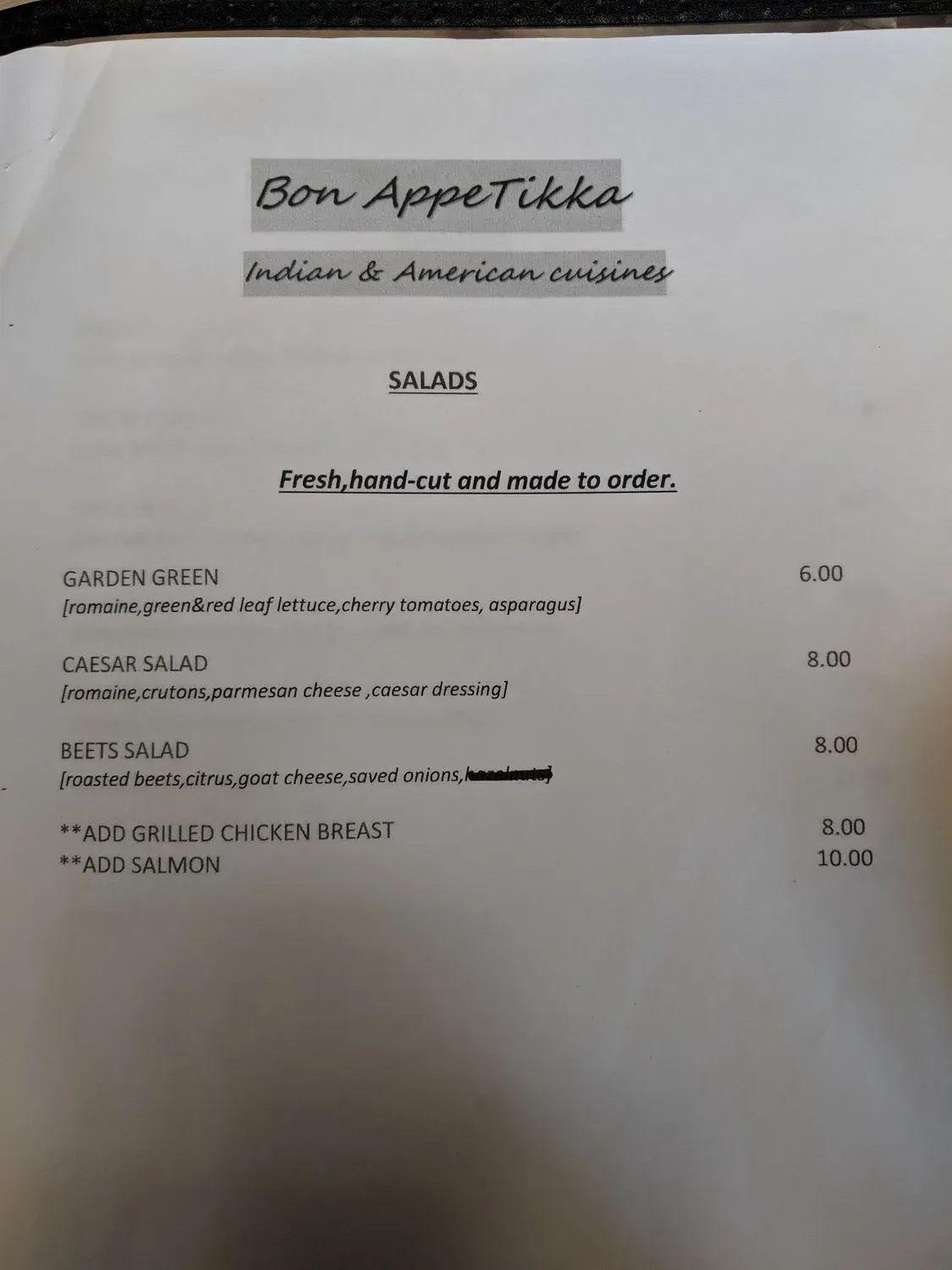 Menu 5