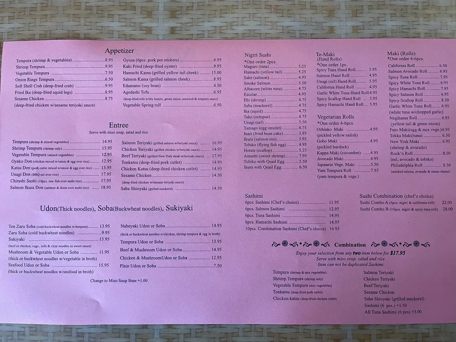 Menu 4