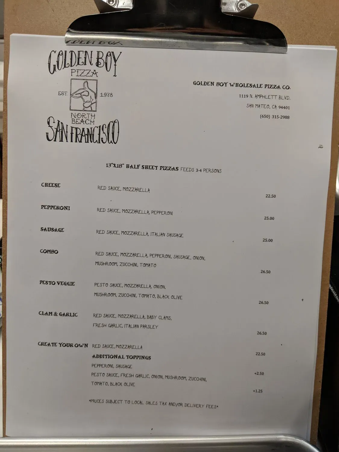 Menu 6