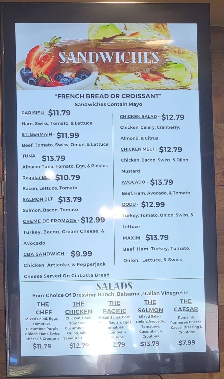 Menu 2