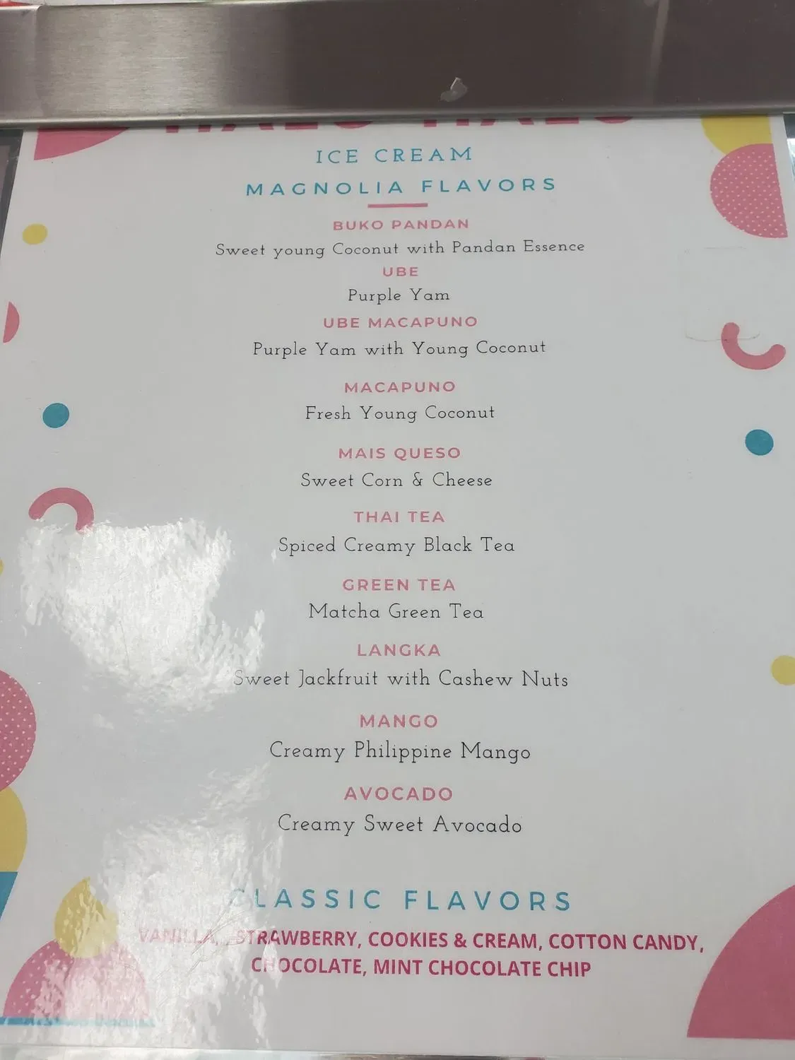 Menu 5