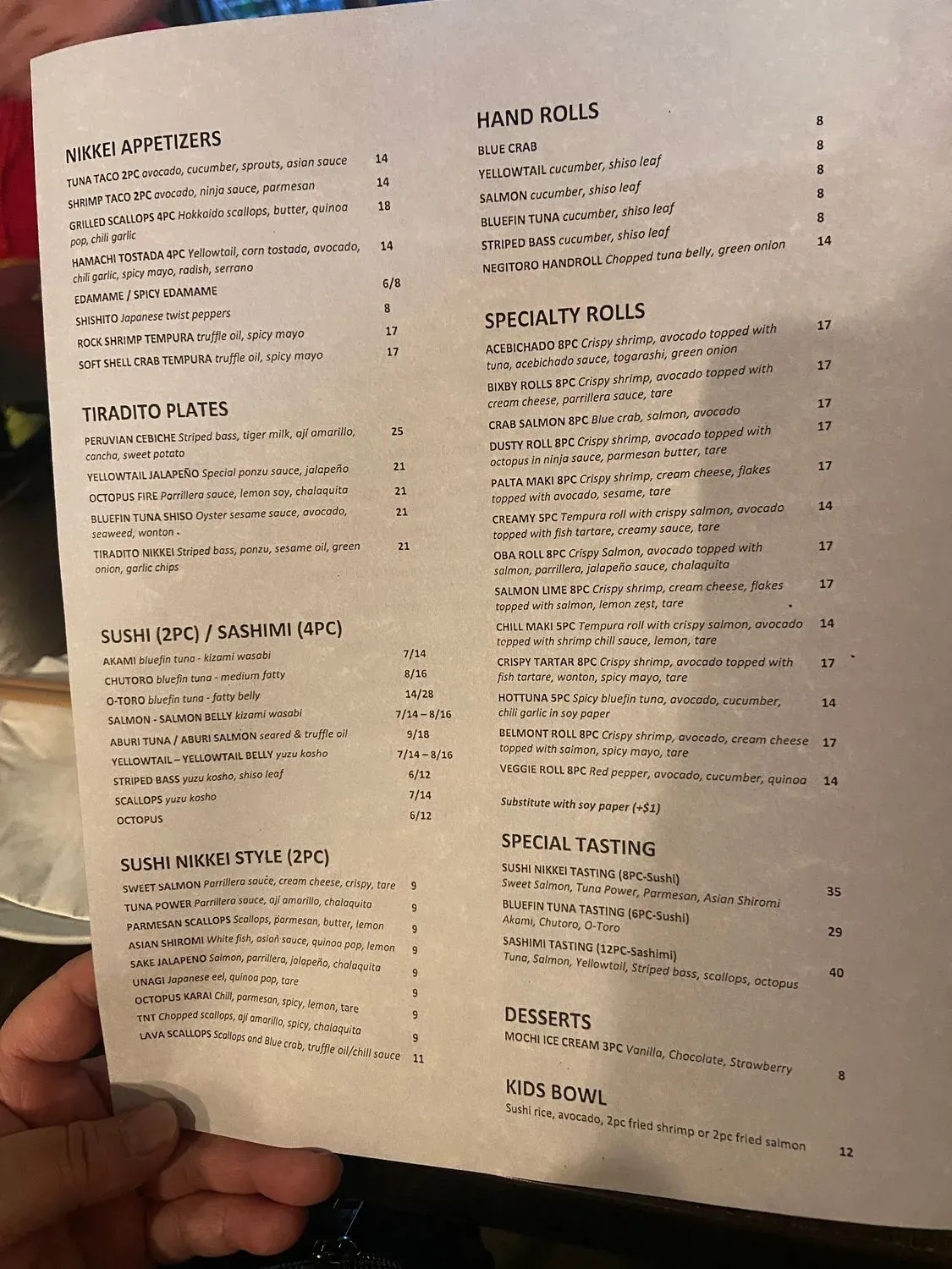 Menu 2