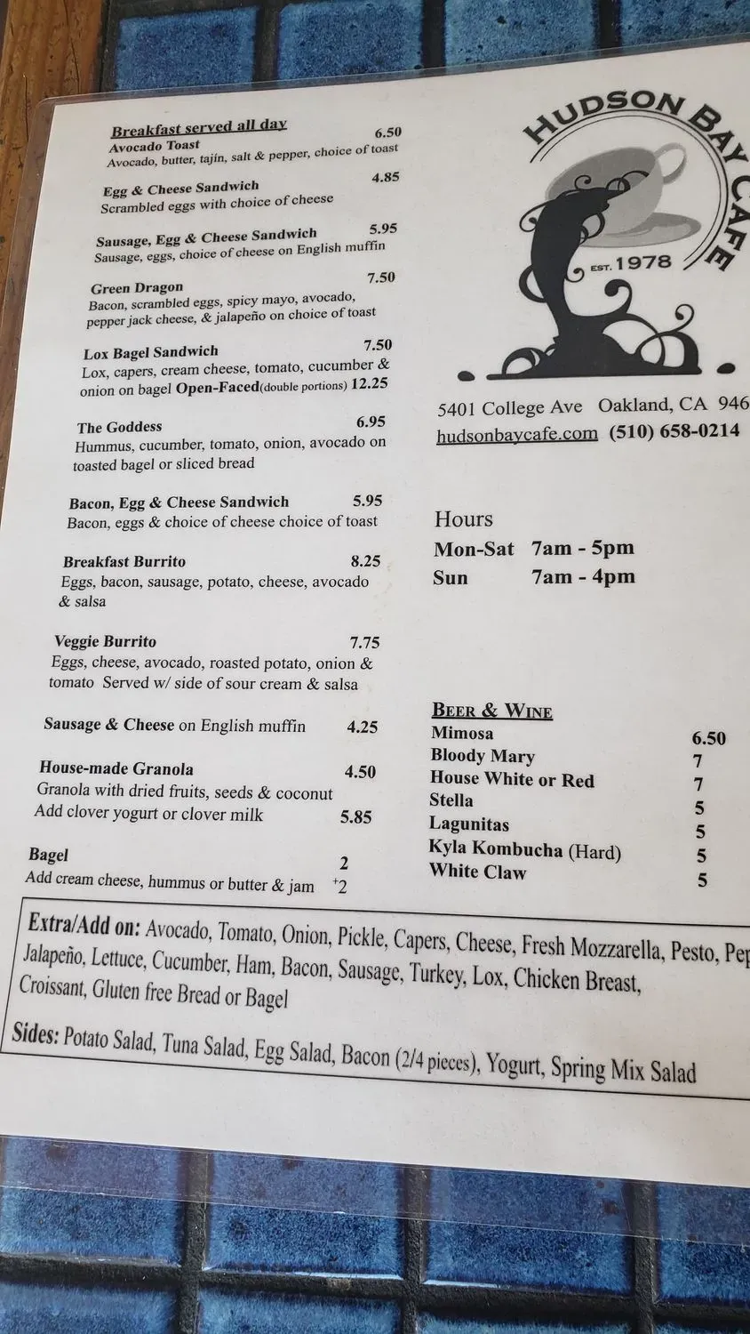 Menu 4