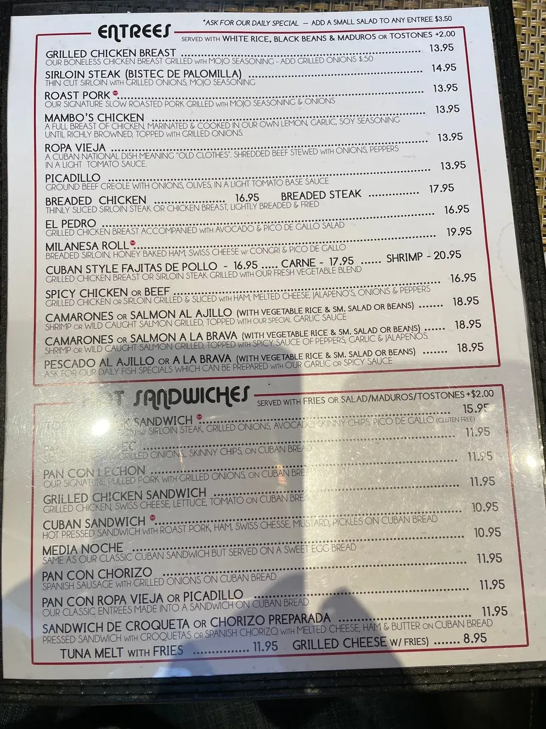 Menu 3