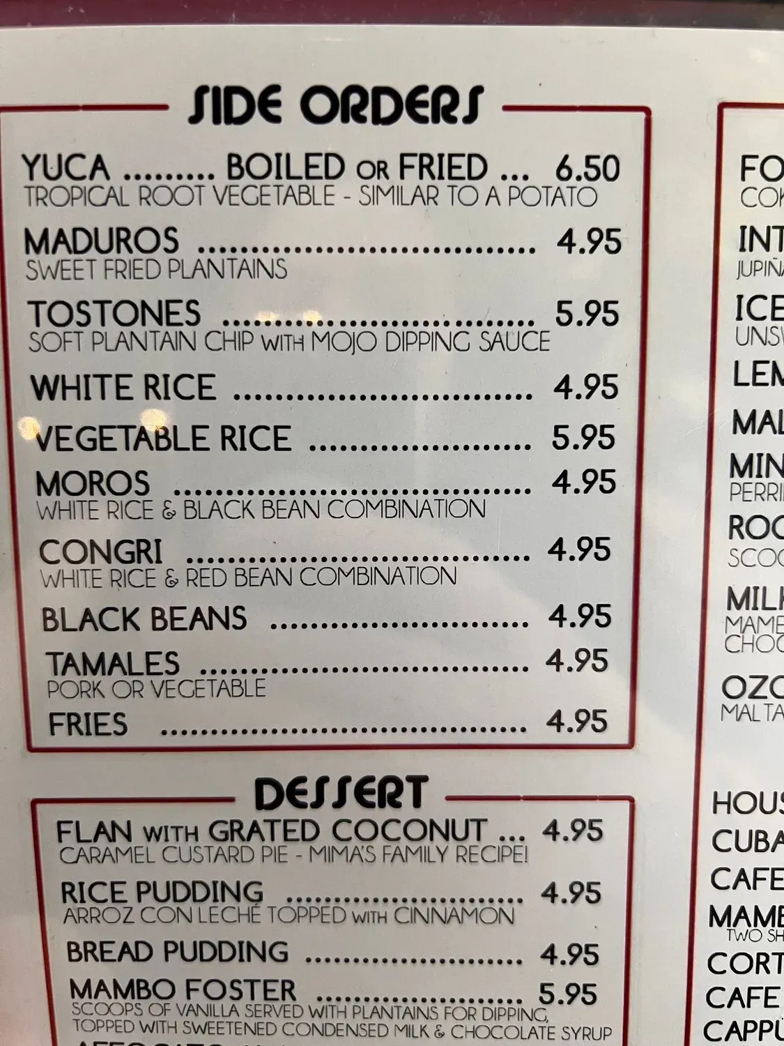 Menu 6