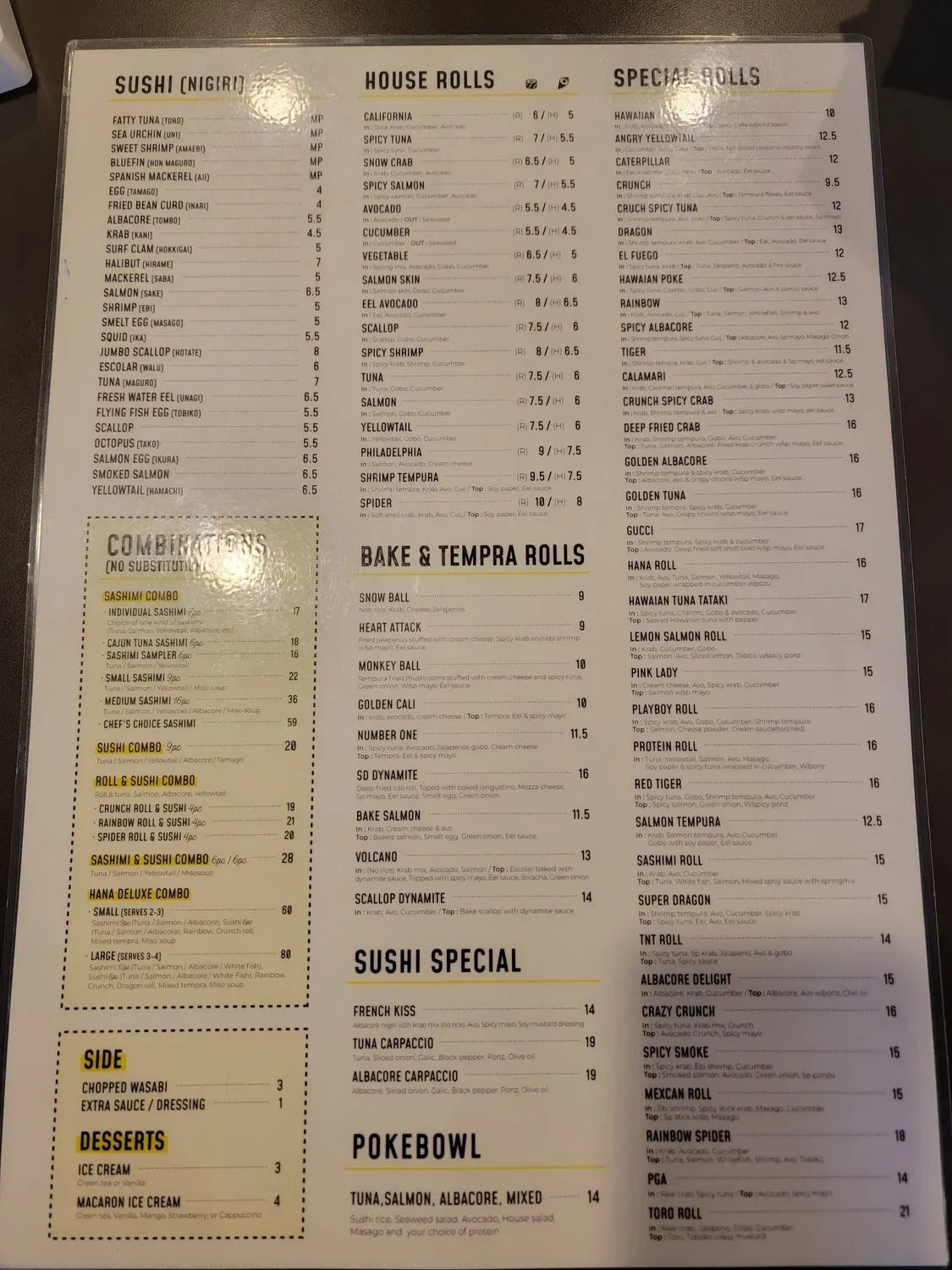 Menu 2