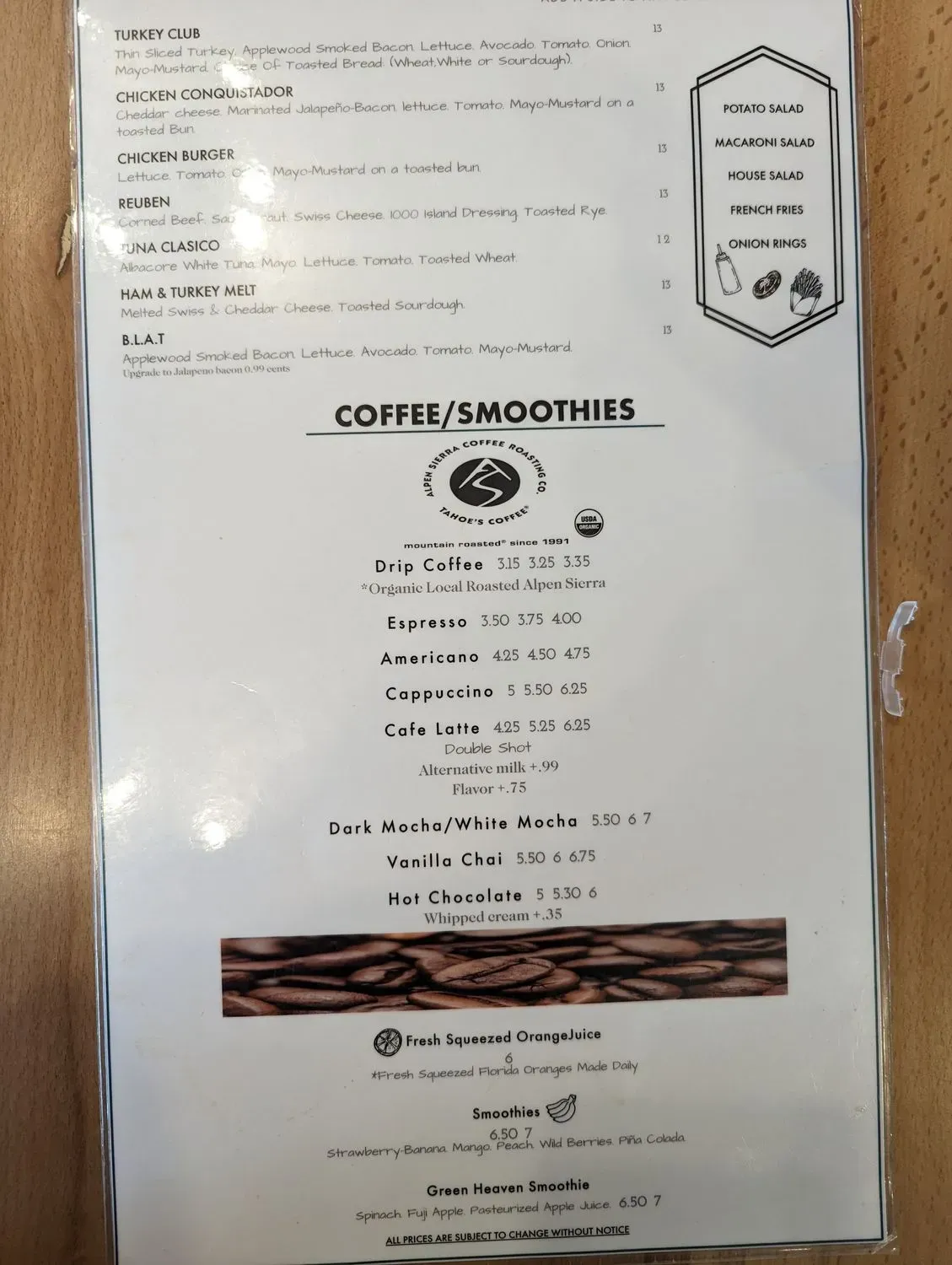 Menu 6