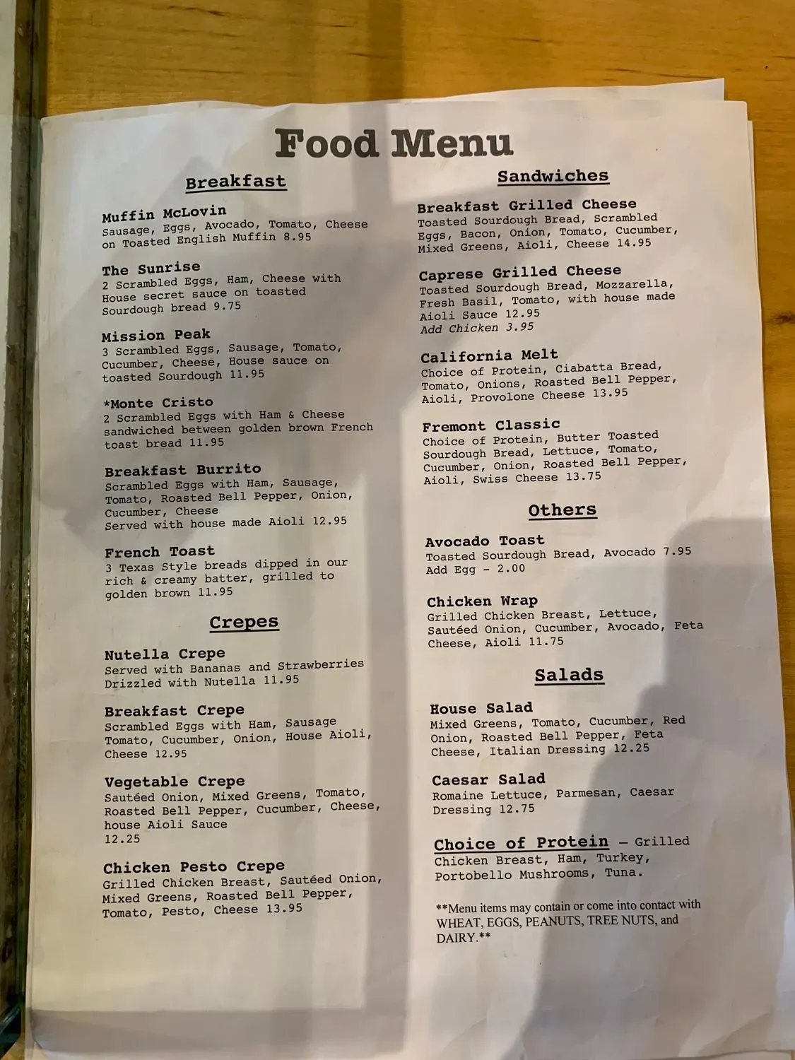 Menu 2