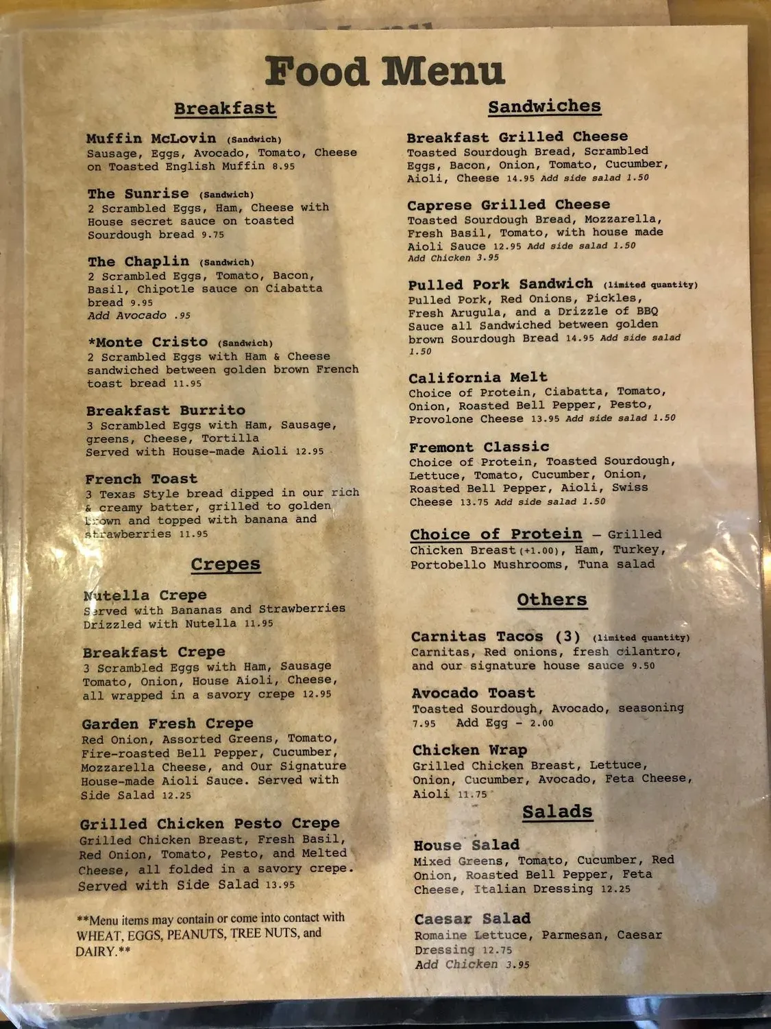 Menu 4