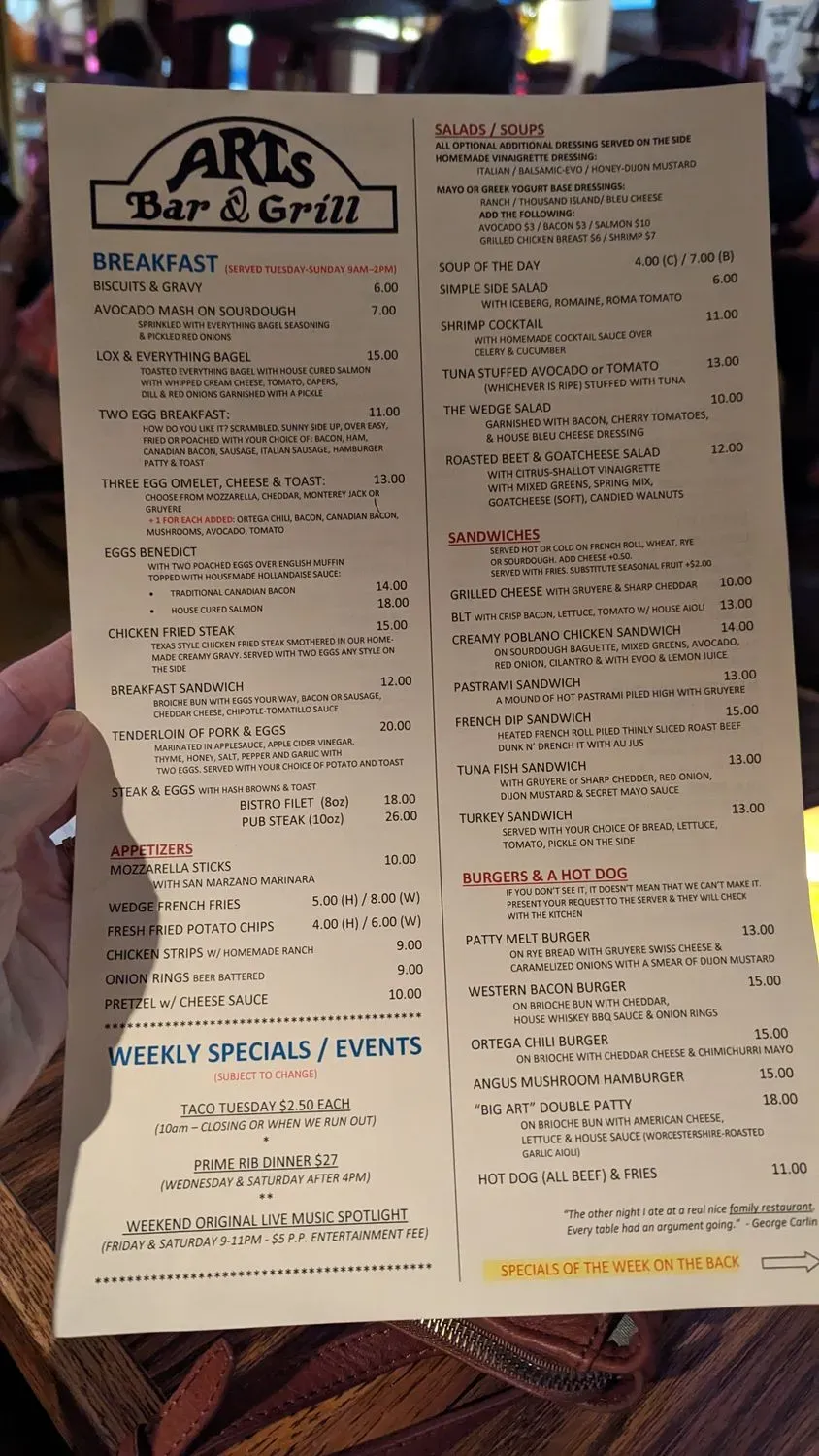 Menu 4