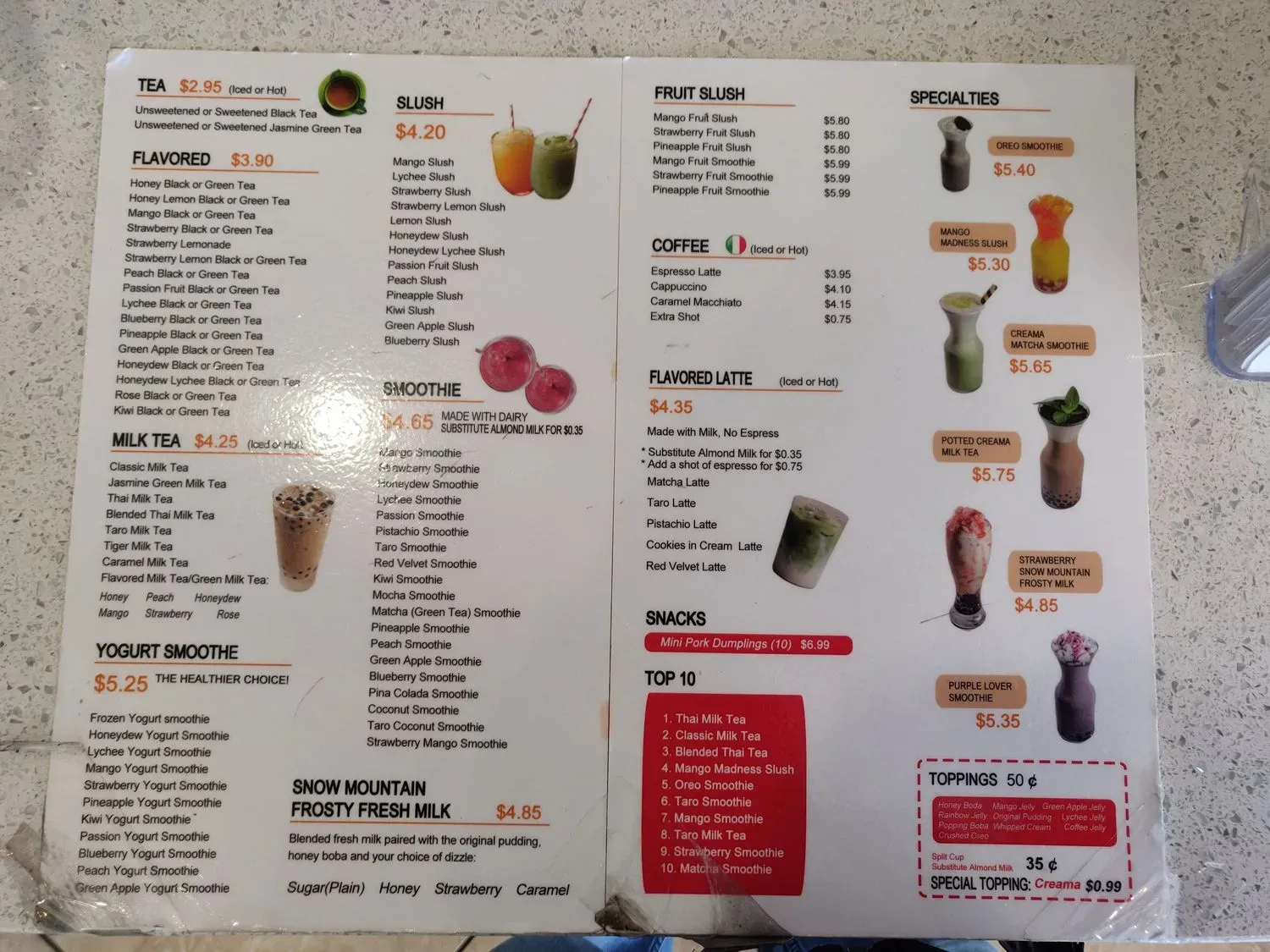 Menu 2