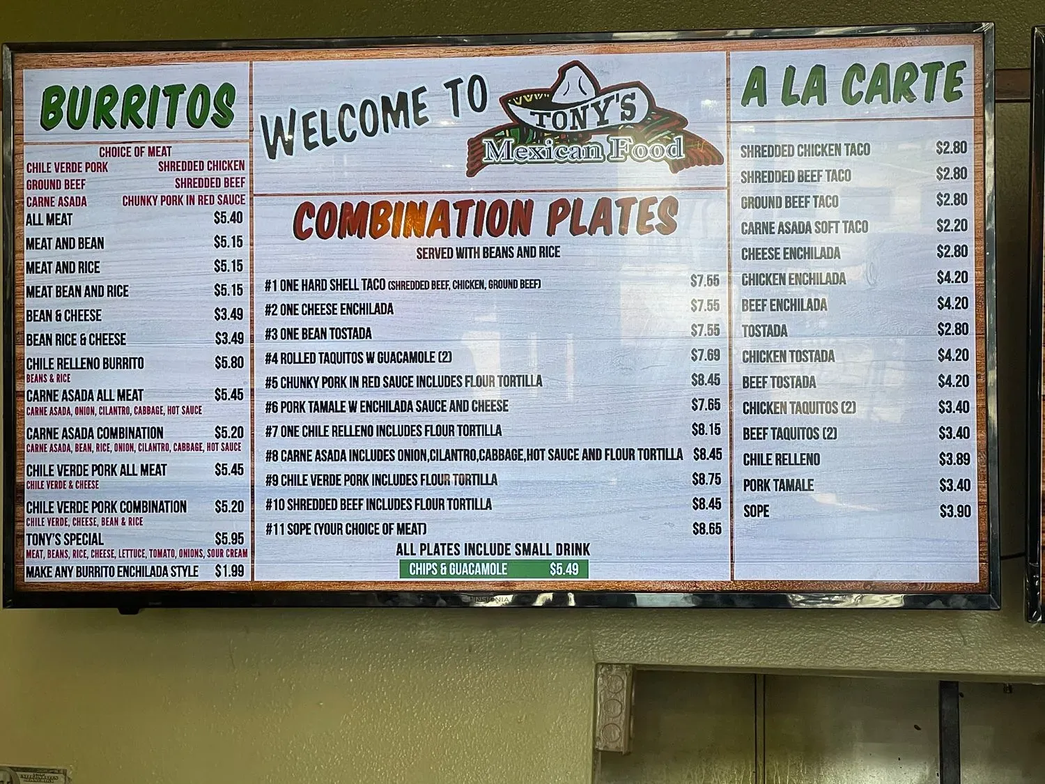 Menu 2