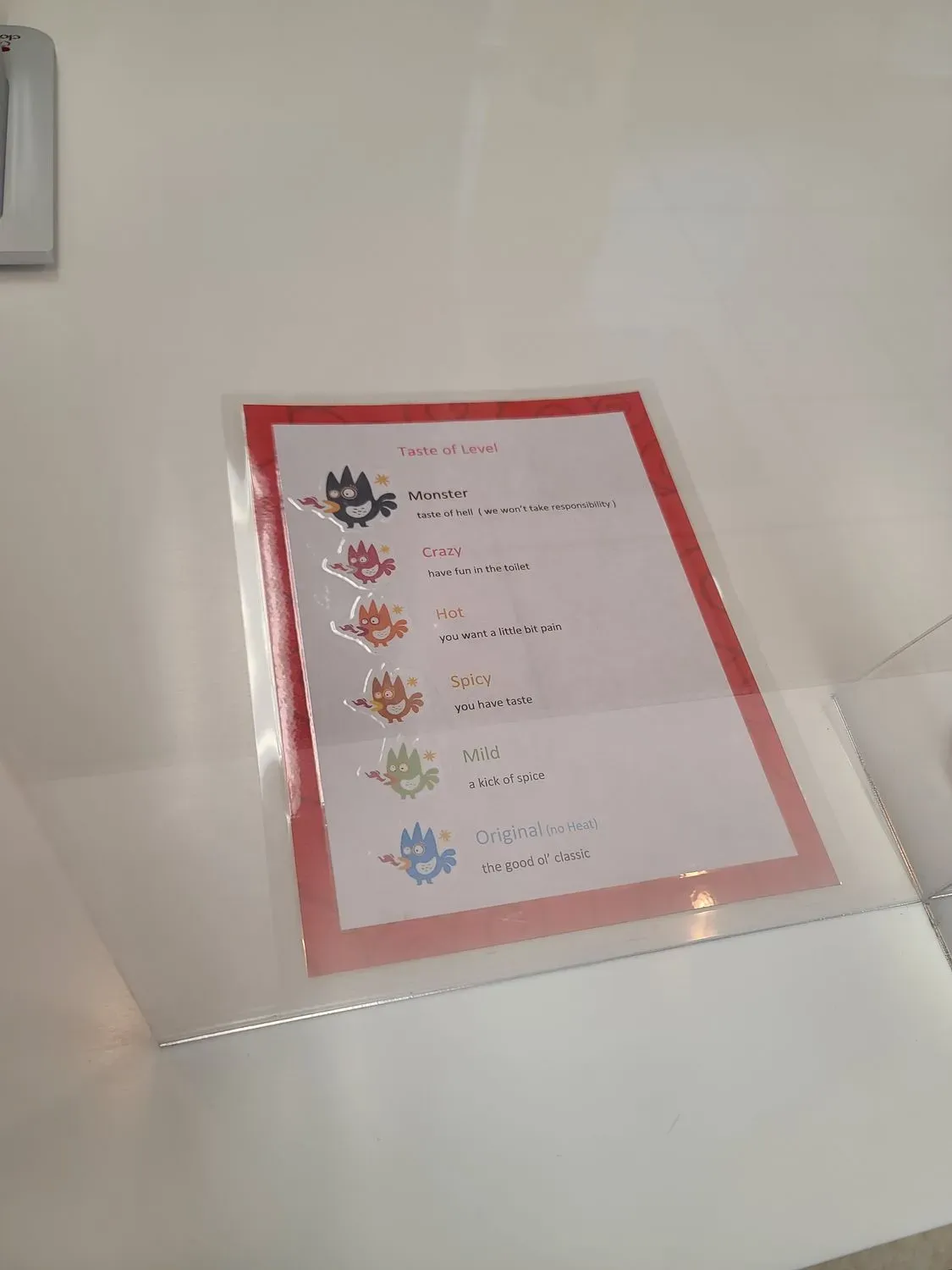 Menu 6