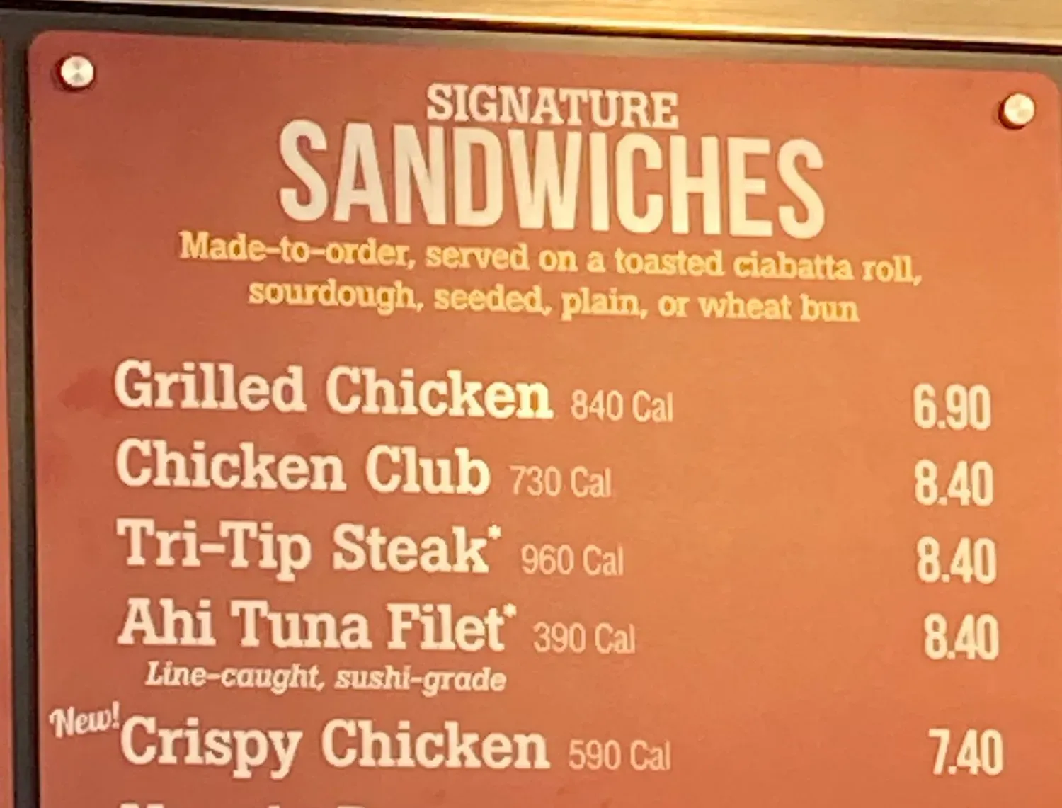 Menu 4