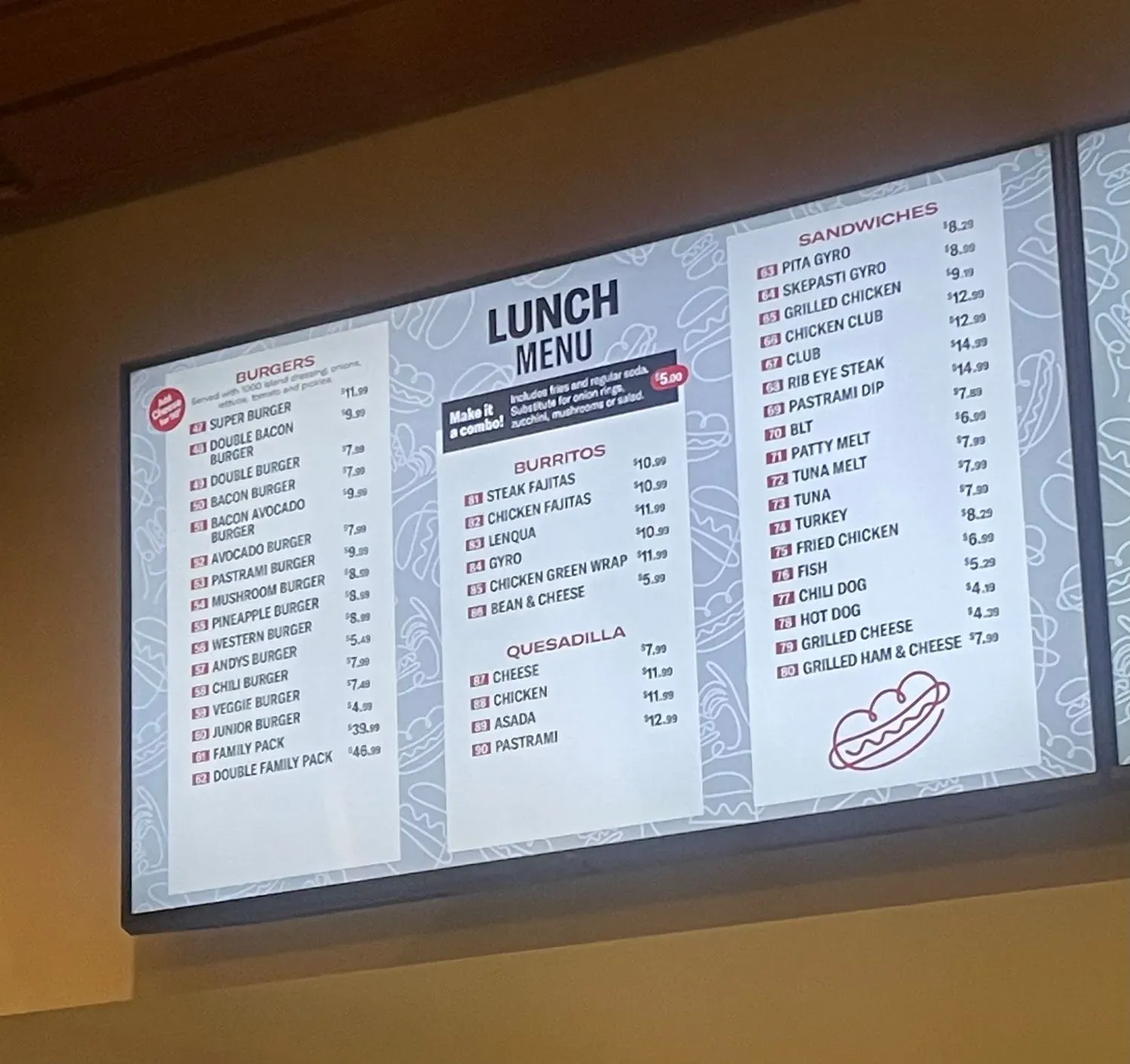 Menu 6