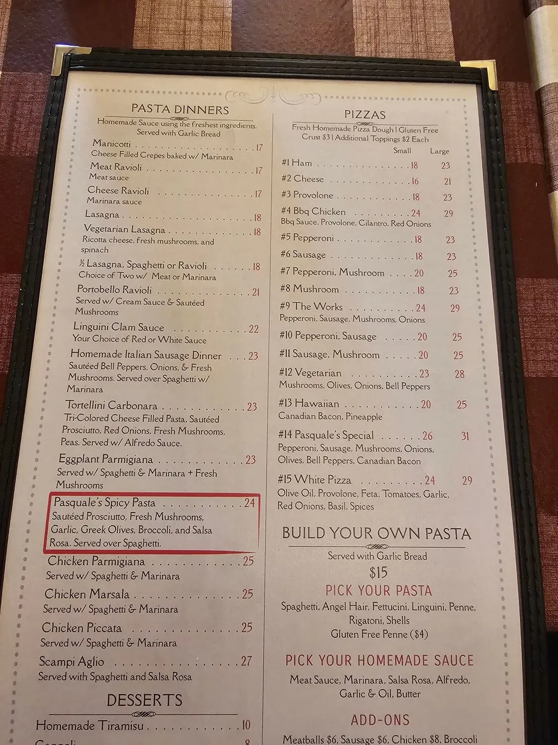 Menu 3