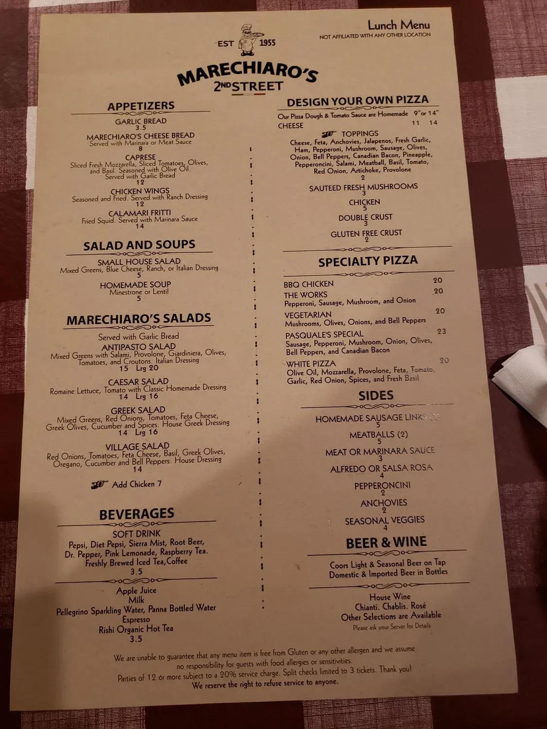 Menu 6