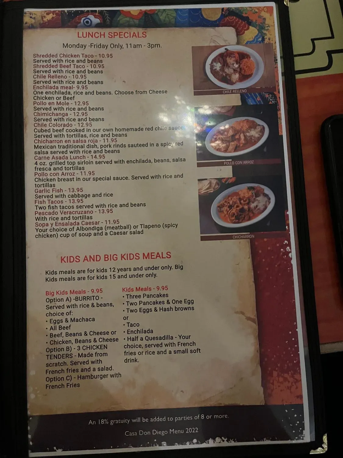 Menu 4