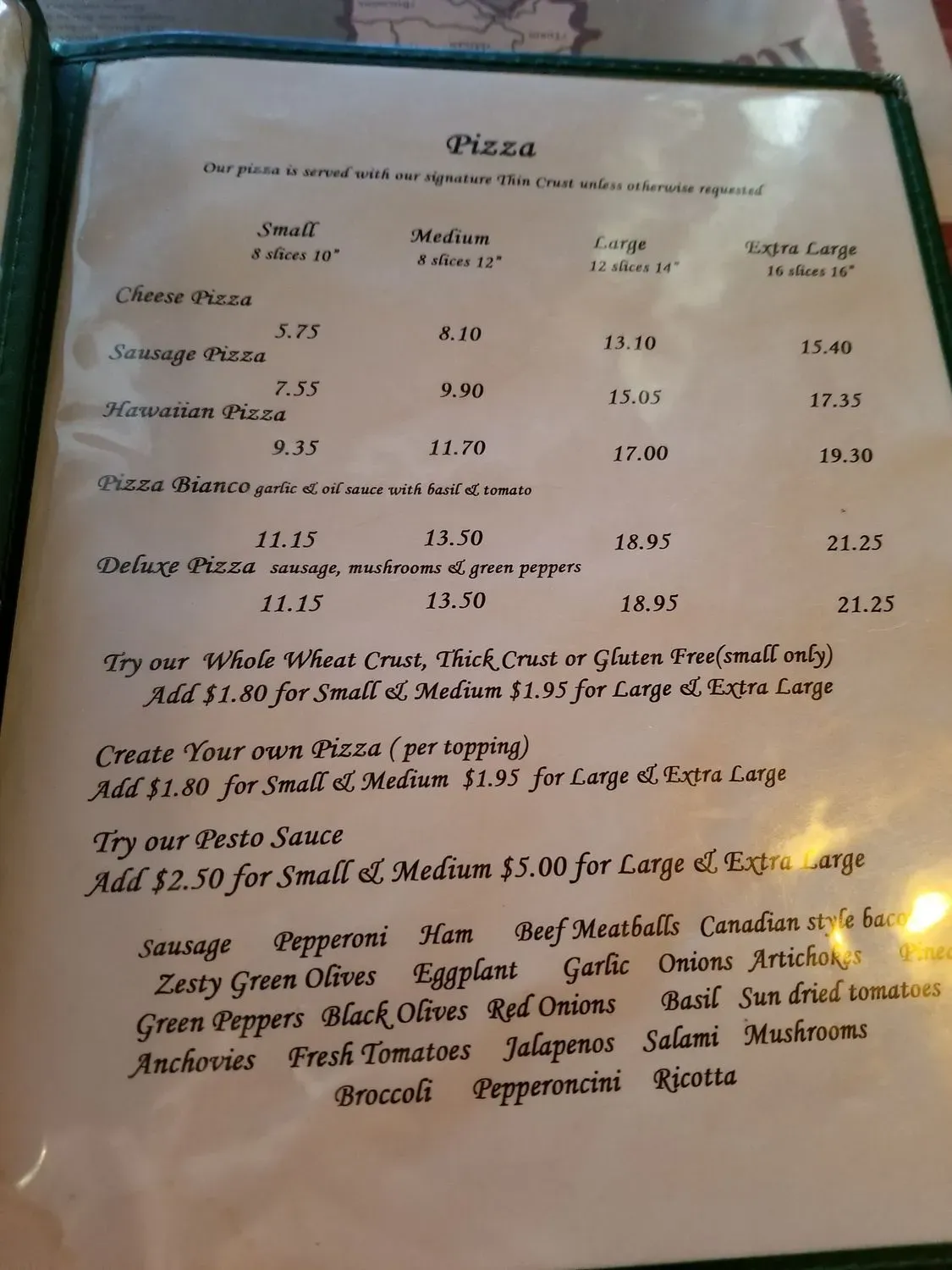 Menu 3