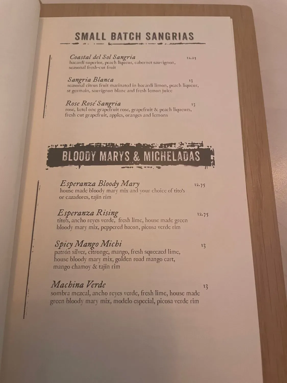 Menu 5