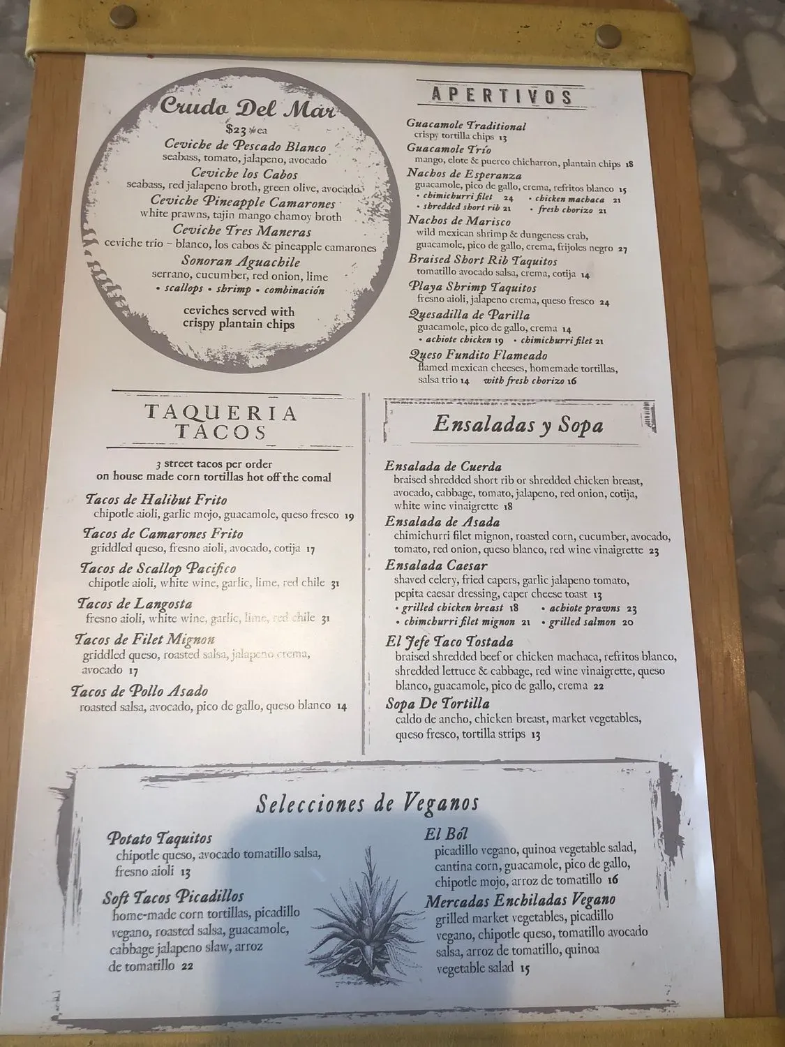 Menu 6